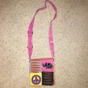 elephant crossbody purse